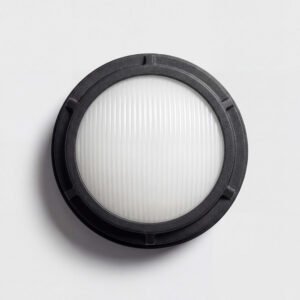 Bulkhead Light Steel Round