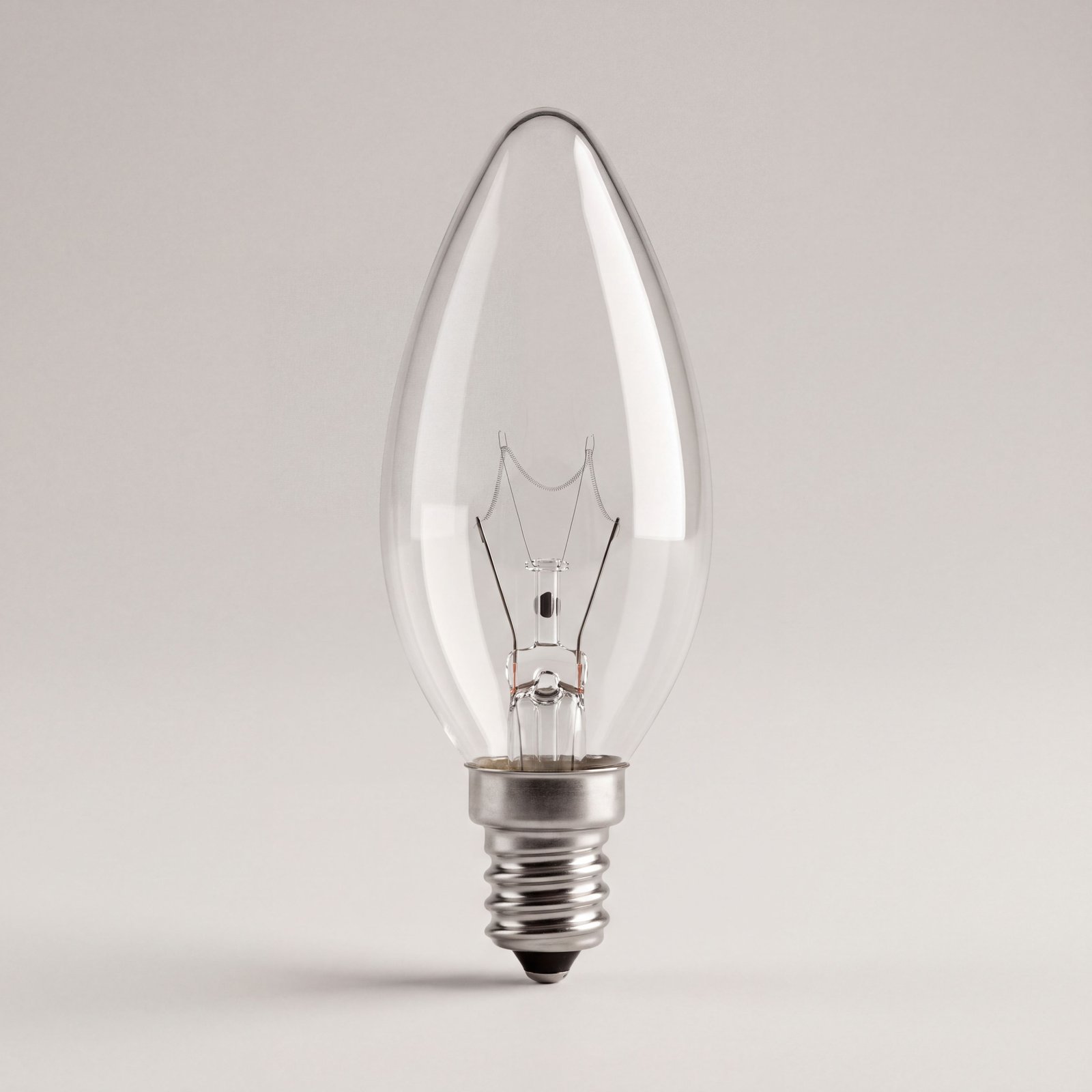 E12 Candle Bulb 40W Clear