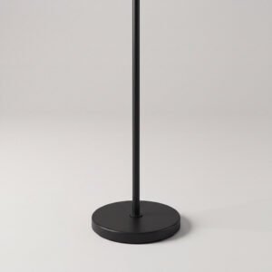 Floor Lamp Base Steel Black