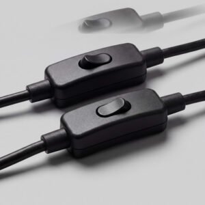 Inline Toggle Switch Black