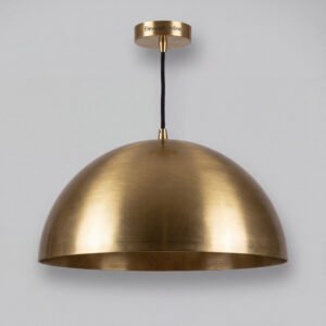 Pendant Brass Dome Medium