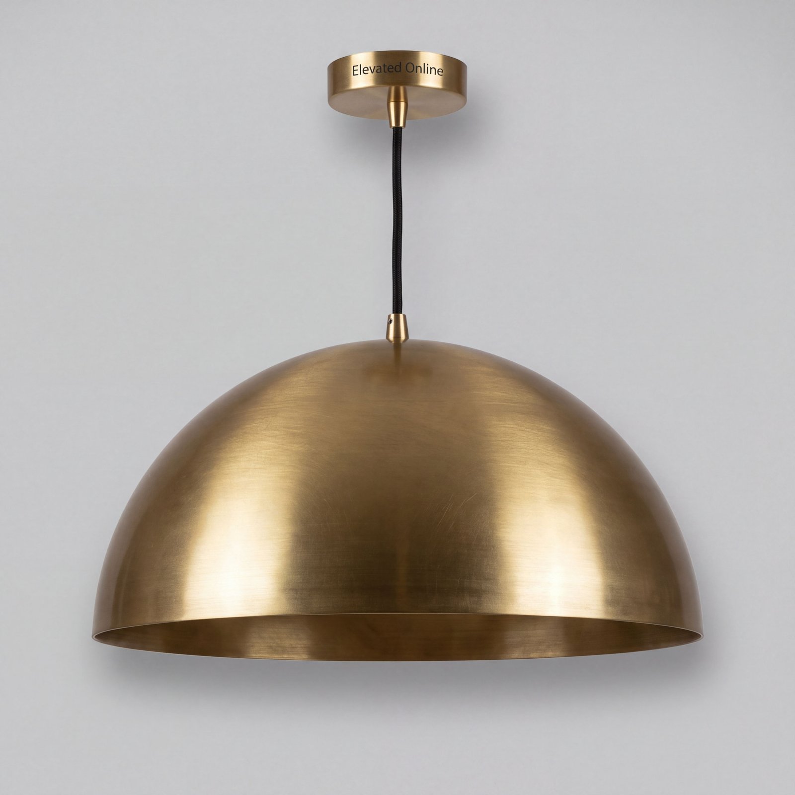 Pendant Brass Dome Medium
