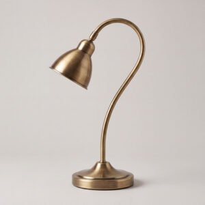 Reading Lamp Brass Swan Arm