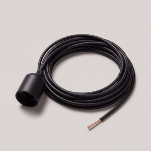 Smooth Cord Set 2m Black