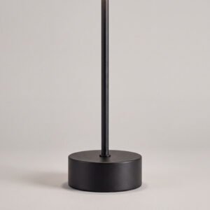 Table Lamp Base Steel Black