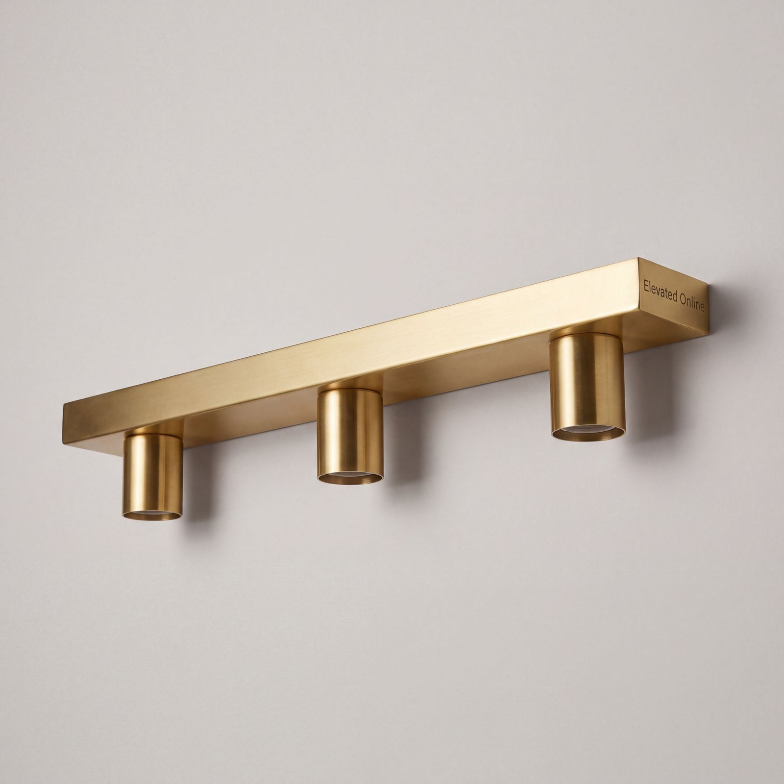 Three-Light Bar Brass