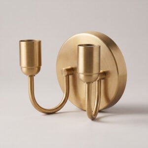 Wall Bracket Double Brass