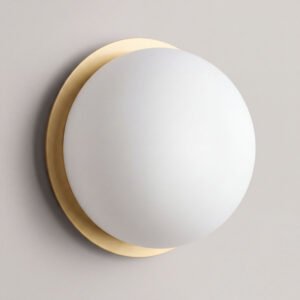 Wall Light Opal Glass Dome